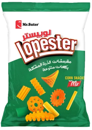 لوبيستر - الذرة - مقرمشات مشكلة بنكهات متنوعة