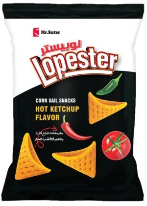 لوبيستر - شراع الذرة - كاتشب حار